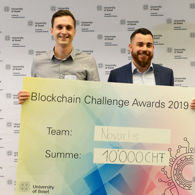 Florian Gronde & Julius Lüttin vom Team Novartis.